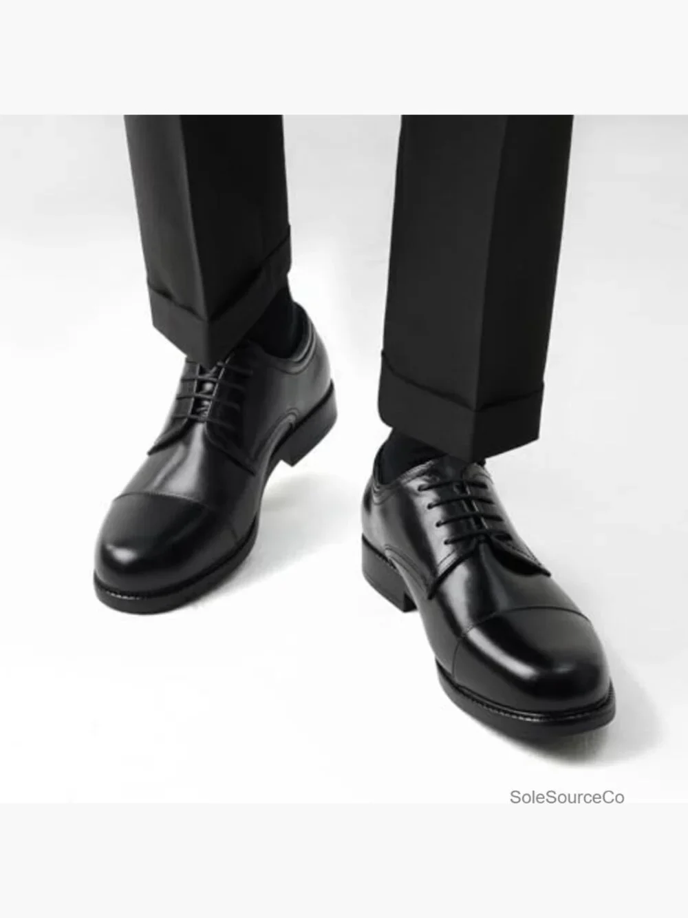 Men's Dress Oxfords Cap Toe Lace Up Formal Shoes